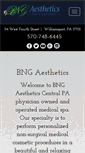 Mobile Screenshot of bngaesthetics.com